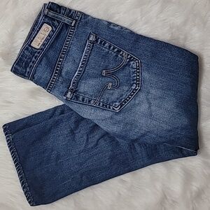 Adriano Goldschmied Ex Boyfriend Crop Denim Jeans Size 24